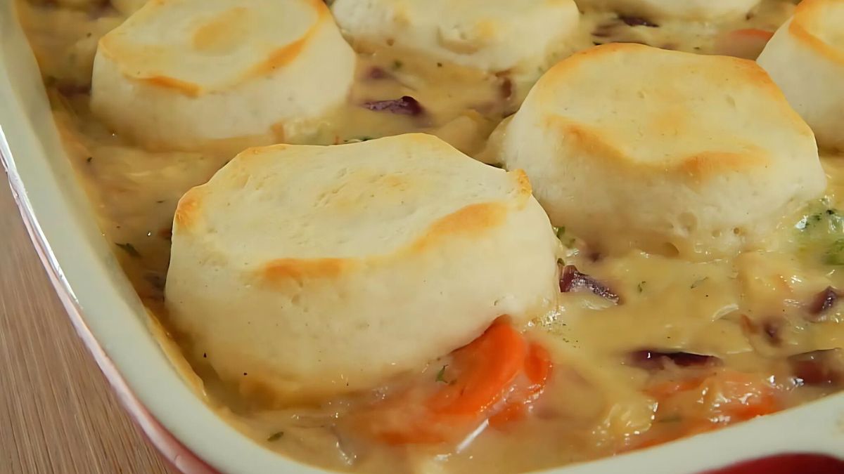 chicken pot pie casserole