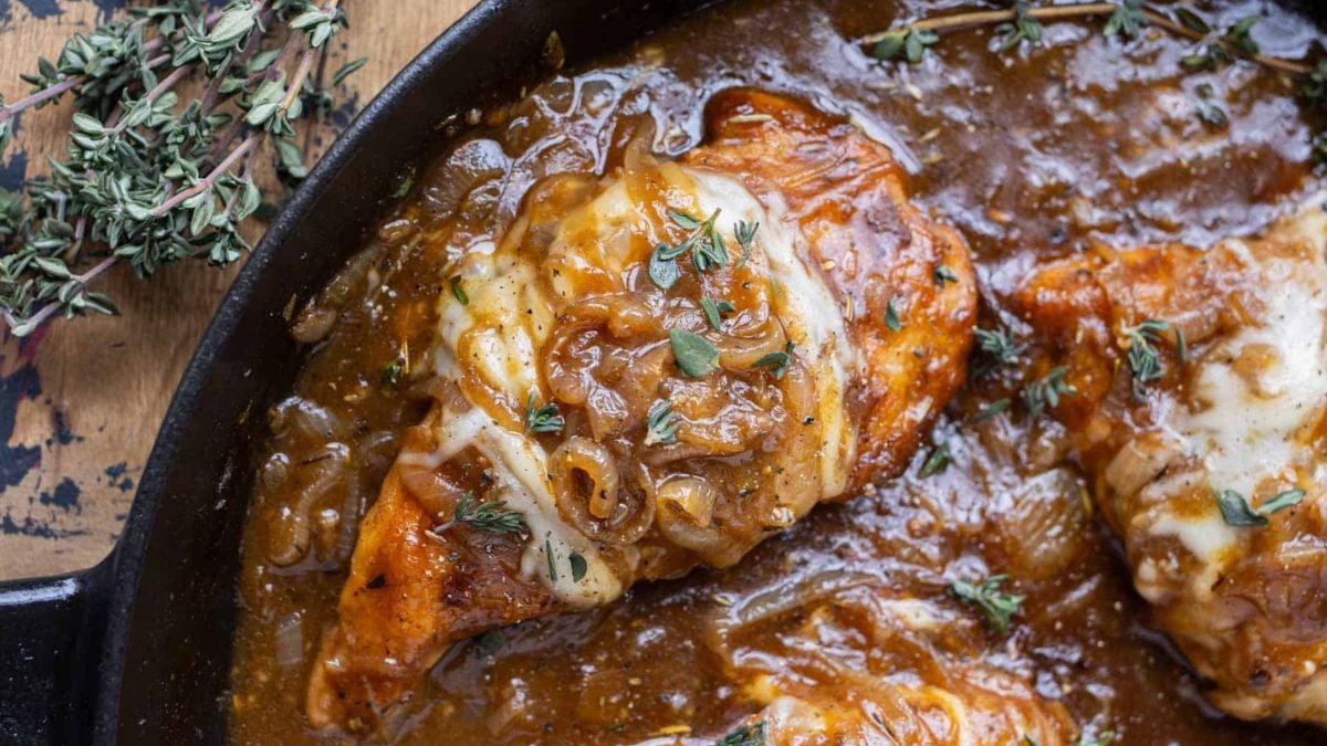french onion chicken