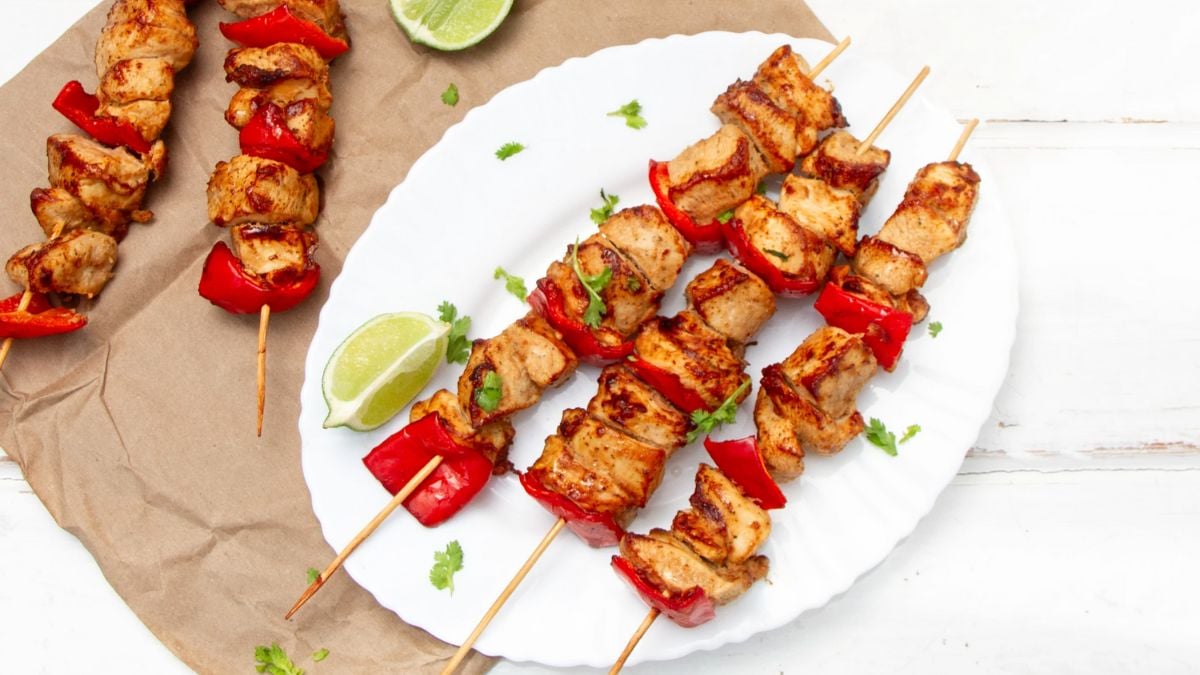 chicken satay skewers