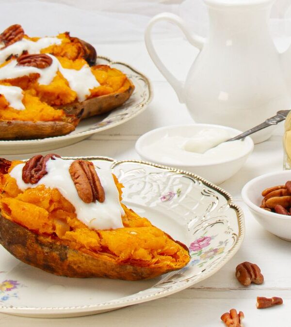 twice baked sweet potaotes